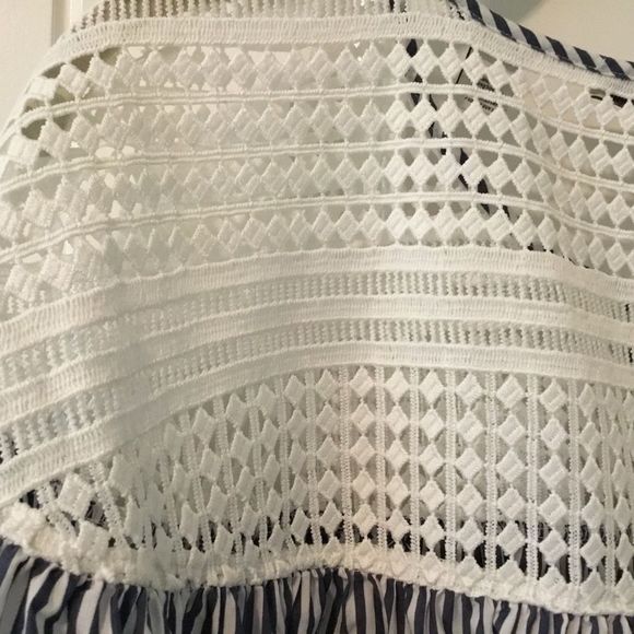 SCOTCH&SODA| Crochet Stripe Bell Sleeve Top - Picture 10 of 11